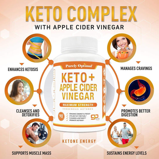 Keto + Apple Cider Vinegar (6 Bottles)