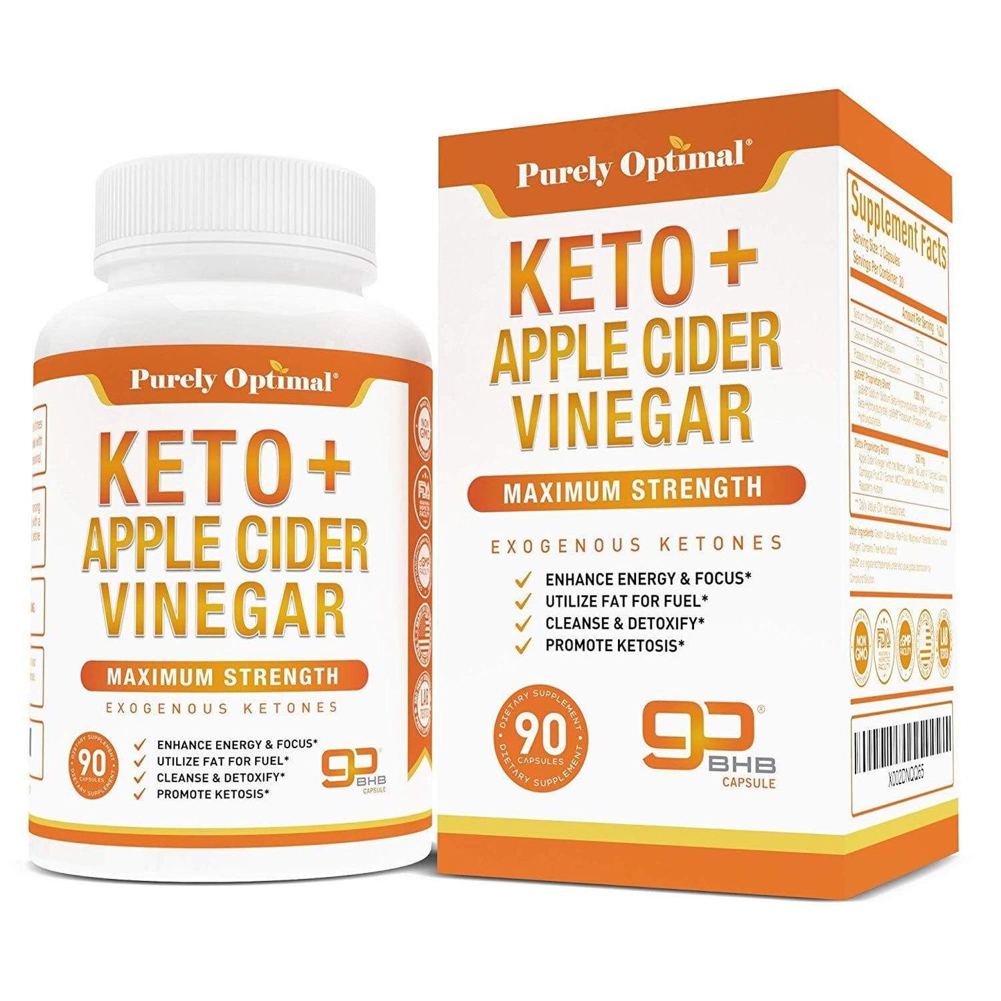 Keto + Apple Cider Vinegar (6 Bottles)